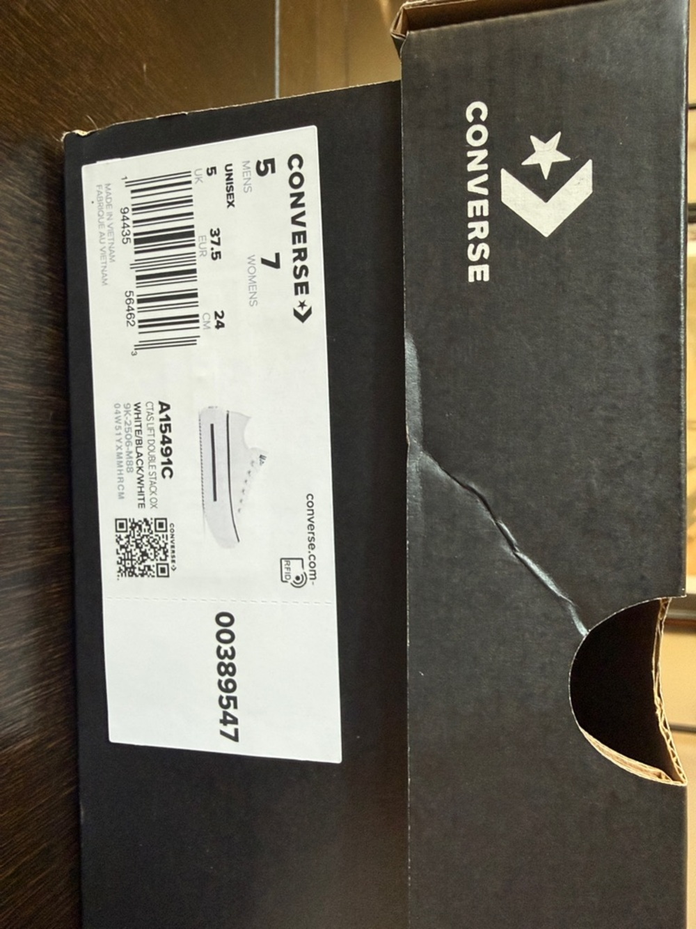 Converse White Platform Low Top Sneakers - Picture 2 of 3